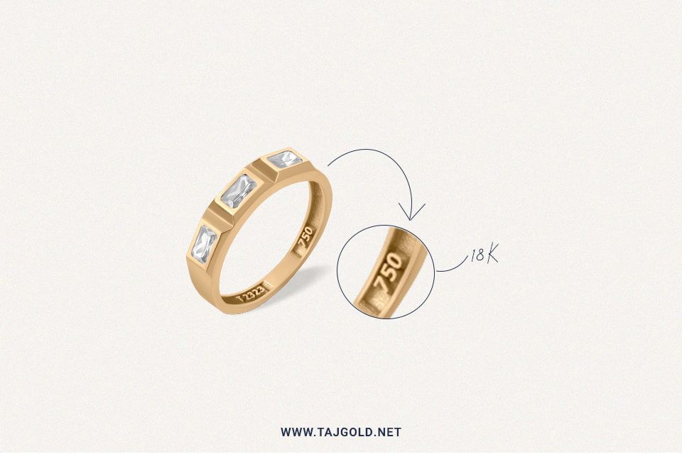 بررسی اعداد و مهر حک شده روی طلا